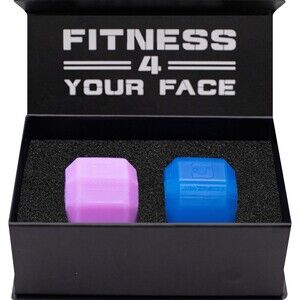 Jawzrsize Jaw Exerciser For Women - Pink And Blue